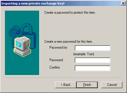 Importing a new Private Exchange Key