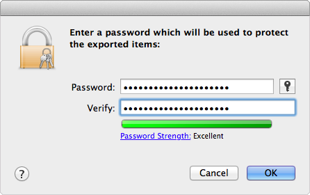 Сервер Mac OS X - ввод пароля для файла